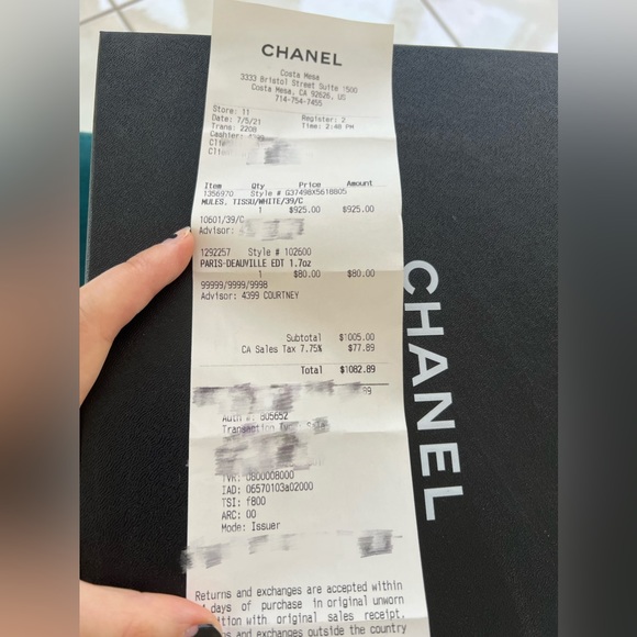 Chanel lamb skin mule - Picture 4 of 8